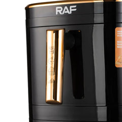 مقلاة هوائية ذكية بسلتين من RAF سعة 12 لتر – 2400 واط، مقلاة رقمية عائلية خالية من الزيت مع طلاء غير لاصق - علبة مفتوحة / منتج جديد