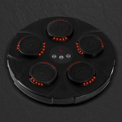 Intelligent Music Boxing & Punching Machine with Bluetooth Speaker, 9 Training Modes, Flash Strike Points, Adjustable Wall Mount Target for Fitness, Cardio & Training