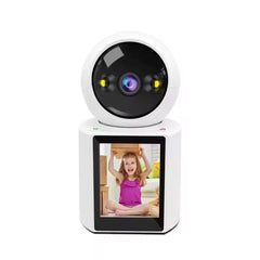 HD Smart Video Calling Camera with 1080P Resolution, Intelligent Night Vision & Dual Storage - 2.8” IPS Screen