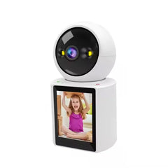 HD Smart Video Calling Camera with 1080P Resolution, Intelligent Night Vision & Dual Storage - 2.8” IPS Screen