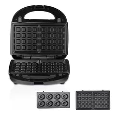 RAF 2-in-1 Donut Cake & Waffle Maker with Uniform Heat and No Stick Coating - 850W
