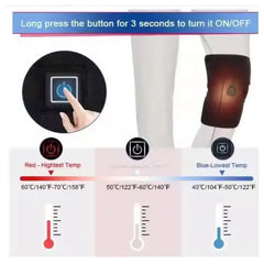 Adjustable Knee Heating Pad with USB Power & Pain Relief