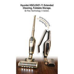 Hyundai 3-in-1 Rechargeable Vacuum Cleaner - HSCLSV21-T