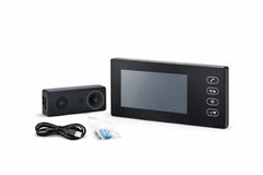 Wireless Video Doorbell with 2.4G Connection, Two-Way Audio, IR Night Vision, Battery Powered Indoor Monitor & Outdoor Camera System