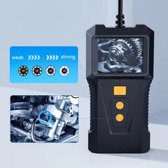 HD Industrial Endoscope Inspection Camera with 2.0" LCD Display, Waterproof & Adjustable LED Lights - 5 Meters Length