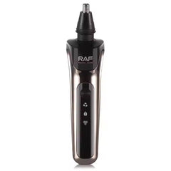 RAF 3-in-1 Electric Hair Shaver, Trimmer & Nasal Clipper with Carbon Steel Blades and LCD Display