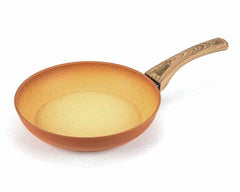 OSFE Scratch-Resistant Skillets Silicone Handle for Set Granite Frying Pan