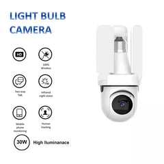 كاميرا ذكية عالية الدقة مزودة بمصابيح LED تعمل بتقنية واي فاي مع مستشعر للحركة واكتشاف الحركة وصوت ثنائي الاتجاه مع فتحة بطاقة SD