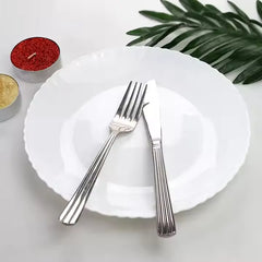 Opal 32-Pieces Modern Rounded Glassware Dinner Dish Set