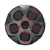 Intelligent Music Boxing & Punching Machine with Bluetooth Speaker, 9 Training Modes, Flash Strike Points, Adjustable Wall Mount Target for Fitness, Cardio & Training