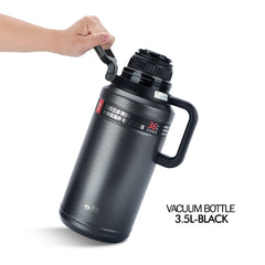 D.kadi Vacuum Bottle 3.5L - Black