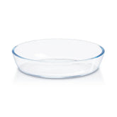 Borosil Oval Borosilicate Glass Baking and Serving Dish, Oven Microwave Freezer Safe Scratch Resistant Clear Bakeware