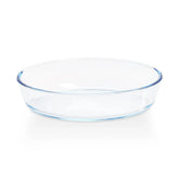 Borosil Oval Borosilicate Glass Baking and Serving Dish, Oven Microwave Freezer Safe Scratch Resistant Clear Bakeware