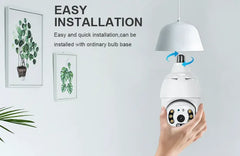 360° Wireless Security Camera with Motion Detection Technology and Night Vision