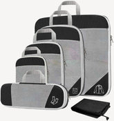 6 Set Premium Compression Travel Packing Cubes