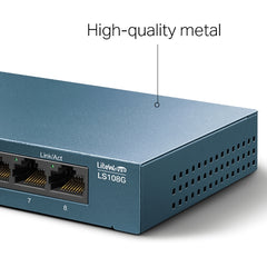 TP-Link 8 Port Gigabit Desktop Switch Metal