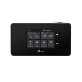 5G WiFi 6E Tri-Band AXE3600 Gigabit WAN/LAN Port Touch Screen Mobile Router, 64 Devices