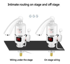 3000W Instant Electric Heating Water Faucet with LCD Temperature Display