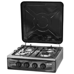 Boko Deluxe 4 Burner Gas Stove with Auto Ignition & Detachable Legs for Outdoor Cooking, Home and Adventures