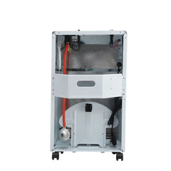 2-in-1 Portable Gas Heater with Infrared & Ceramic Heating - 4200W Max Output - Black