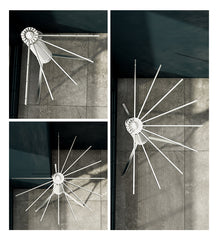 Elegant Retractable Octopus Tripod Wooden Top Clothes Hanging Rack