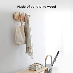 Modern Artistic Picket Rail Wall Mounted Coat Hanging Hooks