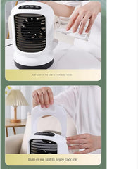 Arctic Evaporative Desktop Air Cooling Fan with LED Mood Light - USB Powered - 1000 ml Capacity