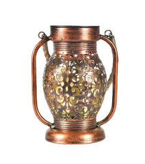 Outdoor Solar Flower Pattern Lantern Lamp LED Lights