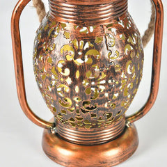 Outdoor Solar Flower Pattern Lantern Lamp LED Lights