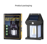 Wireless Solar Motion Sensor Wall Lamp with 3 Modes