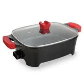 قدر طهي كهربائي متعدد الوظائف 9 في 1 للقلي والشواء والتحميص والمزيد - سعة 12 لترًا