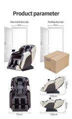 Luxury Full-Body Shiatsu Massage Chair with Hi-Fi Sound, Zero-Gravity Experience & Heat Therapy