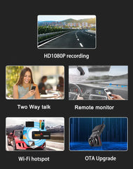 4G HD Dash Cam Recorder with Remote Monitoring & Cloud Storage
