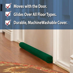 Adjustable Double Sided Door Gap Sealing Foam Shield Strip, 90cm Long, Fits up to 38" Door