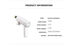 Multipurpose USB Rechargeable Electric Water Sprayer with Auto Timing and Multiple Spray Modes