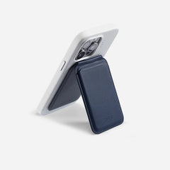 MOFT Flash Wallet & Stand, MagSafe Compatible, 2 Viewing Modes, Holds Up to 2 Cards, Vegan Leather, Fiberglass, Magnets, Metal Sheets Material, MS025-1-WINDYBLUE