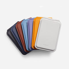 MOFT Flash Wallet & Stand, MagSafe Compatible, 2 Viewing Modes, Holds Up to 2 Cards, Vegan Leather, Fiberglass, Magnets, Metal Sheets Material, MS025-1-WINDYBLUE