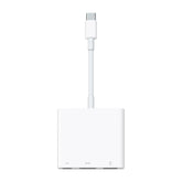 محول أبل متعدد المنافذ USB-C الرقمي HDMI MW5M3ZM/A - أبيض