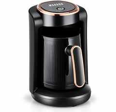 MARADO 600W Turkish Coffee Maker with 1–4 Cup 70–280ml Capacity, Smart Cooking Sensor, Anti-Overflow Protection, Waterless Safety System & Sound Alert