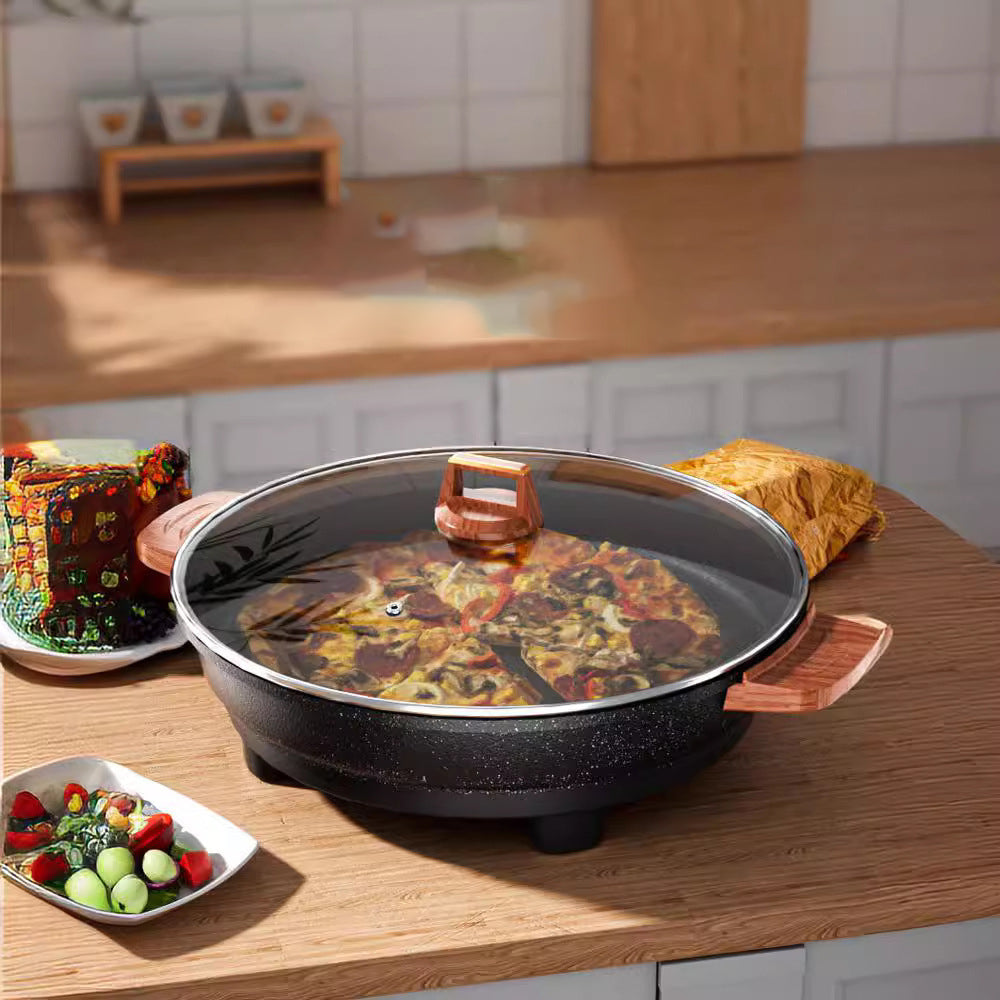 Multi-Functional Electric Baking Tray with Deep Non-Stick Pan for Multipurpose Cooking - 40 CM Size