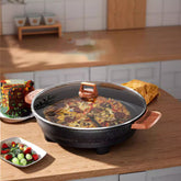 Multi-Functional Electric Baking Tray with Deep Non-Stick Pan for Multipurpose Cooking - 40 CM Size