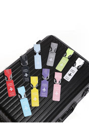 "HAPPY FLIGHT" Silicone Luggage Tag