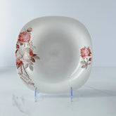 Elegant 24 Piece Tableware Set with Rose Pattern