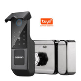 Advanced Biometric Door Lock with Tuya App Control, Card Acce& Multi-Access Options