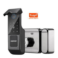 Advanced Biometric Door Lock with Tuya App Control, Card Acce& Multi-Access Options