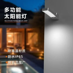 3-in-1 Solar LED Wall & Desktop Lamp with 80W Power, 3 Meter Cables, Removable Lights, Remote Control & Rechargeable Solar Panel for Indoor & Outdoor Lighting