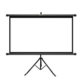 Premium HD Tripod Projection Screen with Adjustable Stand & Wall Mount | 16:9 Matte White Wrinkle-Free Projection Fabric | 178° Wide Viewing Angle | 1.0 Gain Portable Indoor & Outdoor Movie, Gaming & Presentation Projector Screen - 84" / 100"