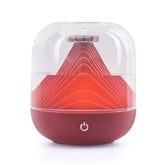 Rechargeable Ultrasonic Humidifier with Ambient Night Light, Top-Fill Transparent Tank & Portable Cordless Design - 700ml