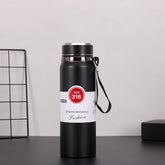 800ml Elegant SUS 316 Stainless Steel Vacuum Insulated Thermos Bottle with Tea Infuser & Leak-Proof Lid – Travel Flask for Hot & Cold Drinks