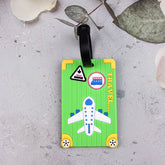 Airplane Silicone Luggage Tag